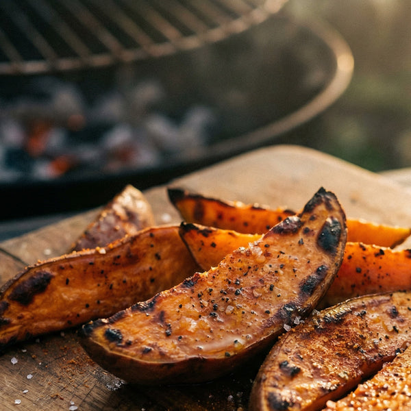Gegrillte Süßkartoffel-Wedges