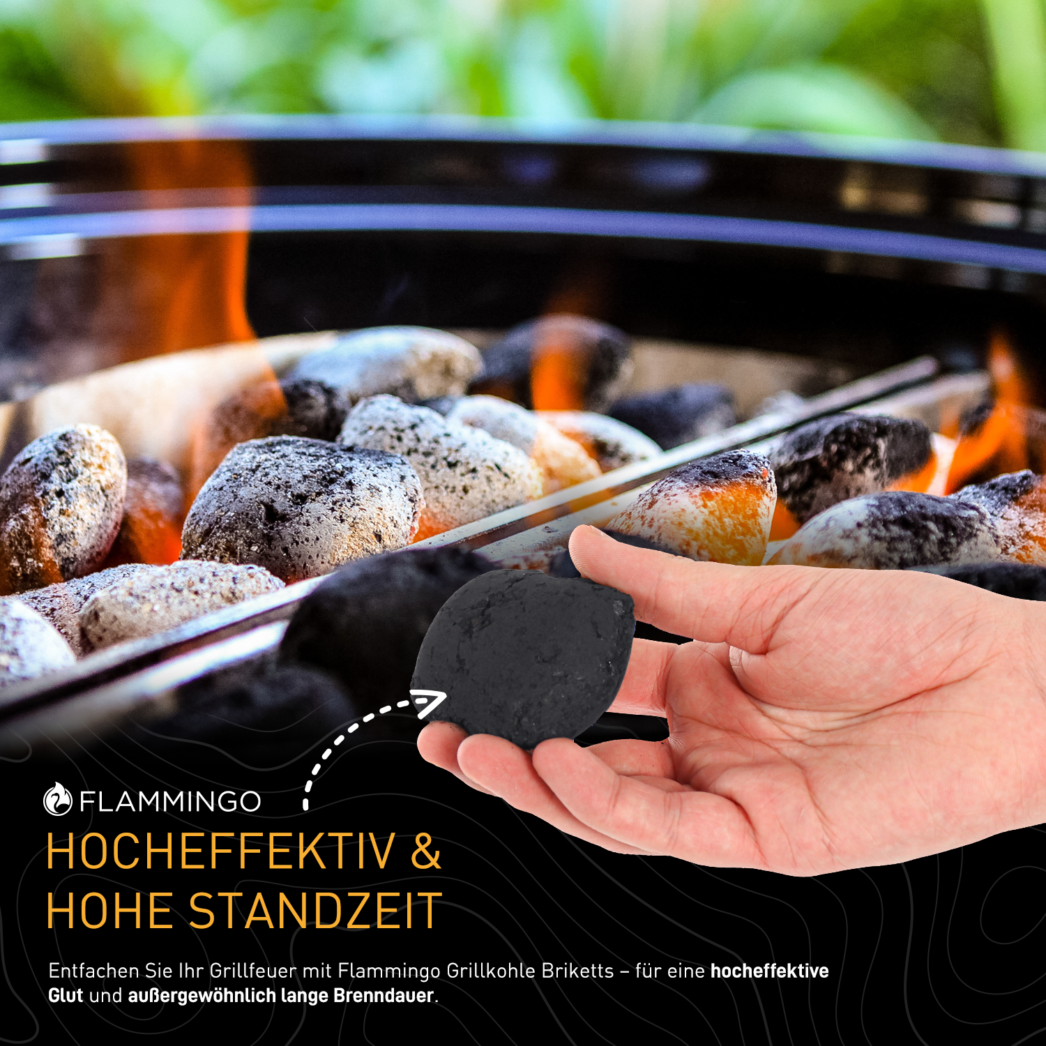 Holzkohlebriketts, 27kg in Papiersack