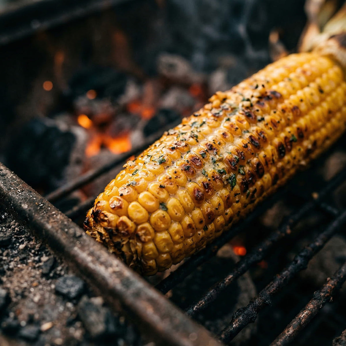 Gegrillter Knoblauch-Butter-Mais