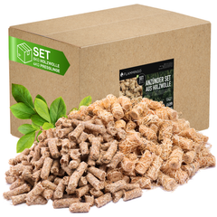 Flammingo® Anzünder Duo Set 12kg | 8kg Holzwolleanzünder + 4kg Anzündsticks