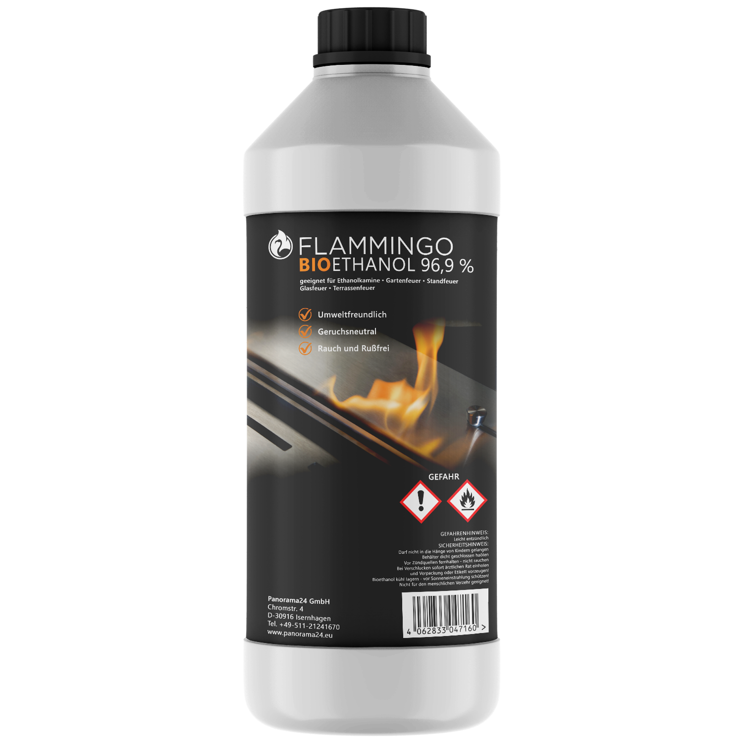 Bio-Ethanol 96%, 1000ml Flasche