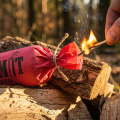 Flammingo® Holzwolle Anzünder Dynamitoptik XXL, 12 Stück