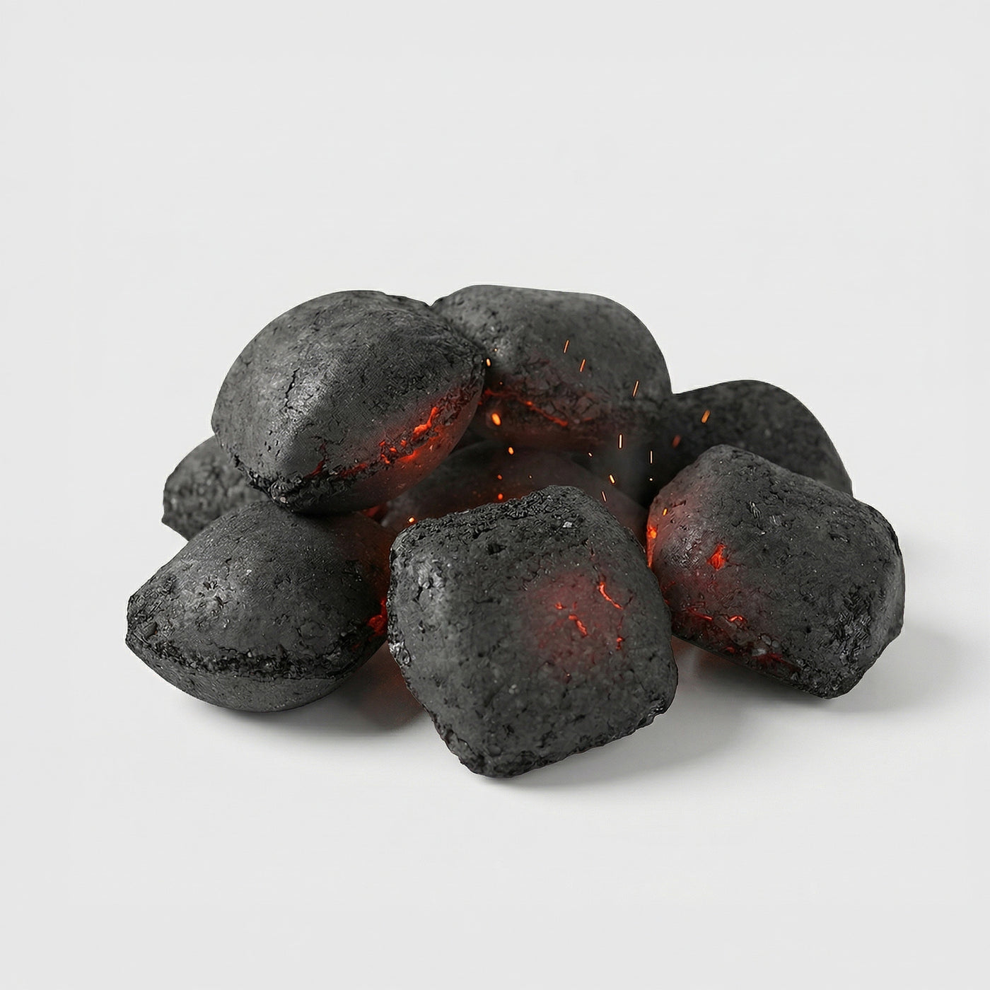 Holzkohlebriketts, 27kg in Papiersack