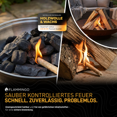 Mini Holzpresslinge  aus Holzwolle und Wachs 10 kg