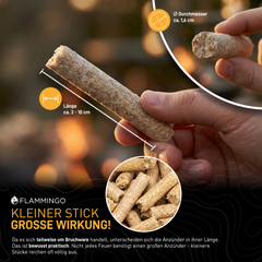 Mini Holzpresslinge  aus Holzwolle und Wachs 10 kg