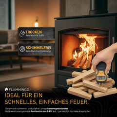 Flammingo® Anzündholz Eiche 16cm, 30kg Karton