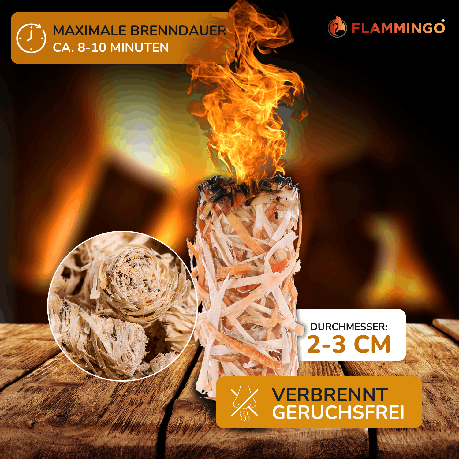 Holzwolle Anzünder 2,5kg - 10 kg
