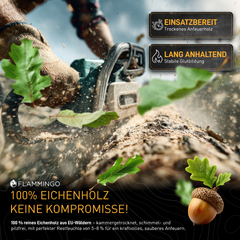 Flammingo® Anzündholz Eiche 16cm, 30kg Karton