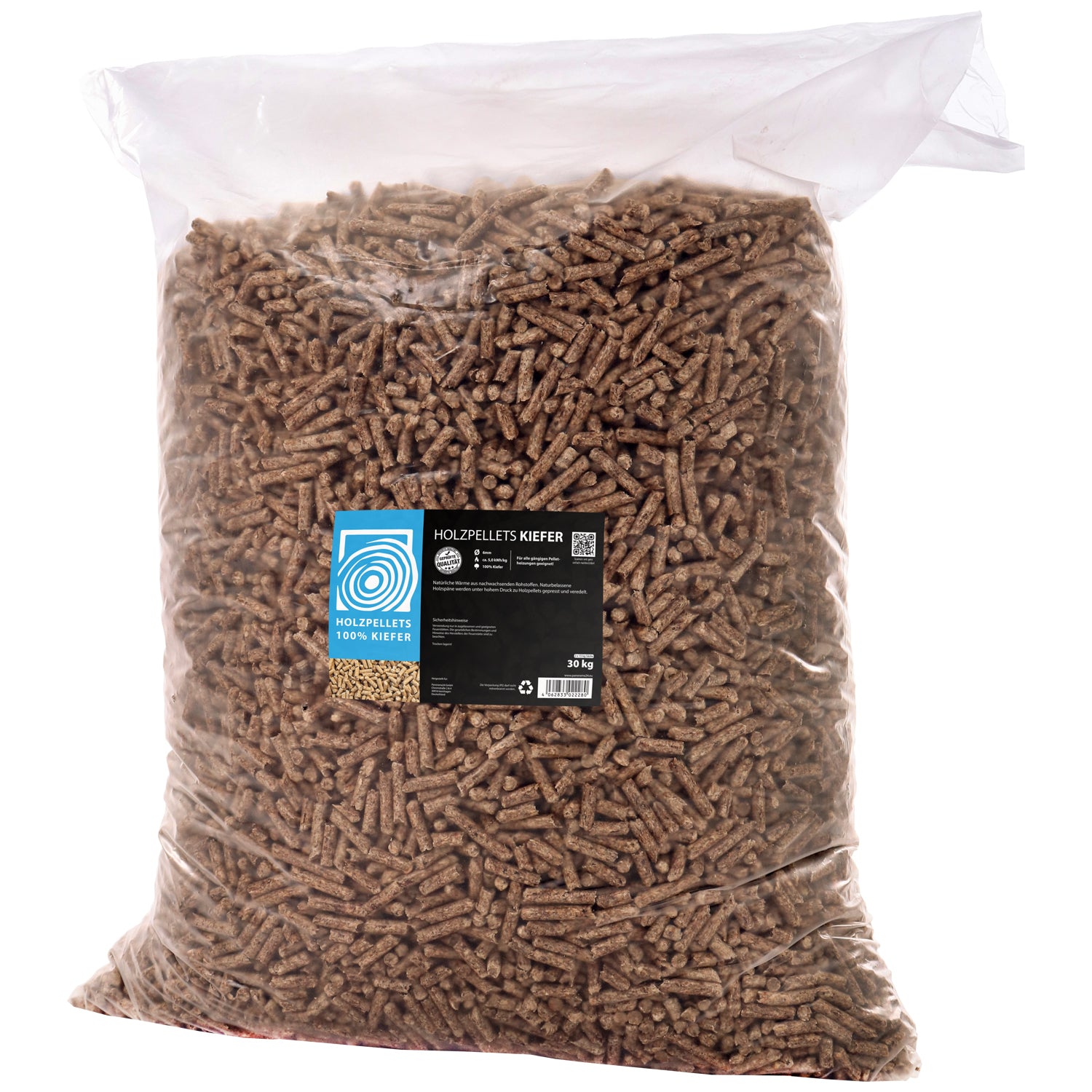 Holzpellets Kiefer, 6mm, 1 Karton (2x 15kg Säcke)