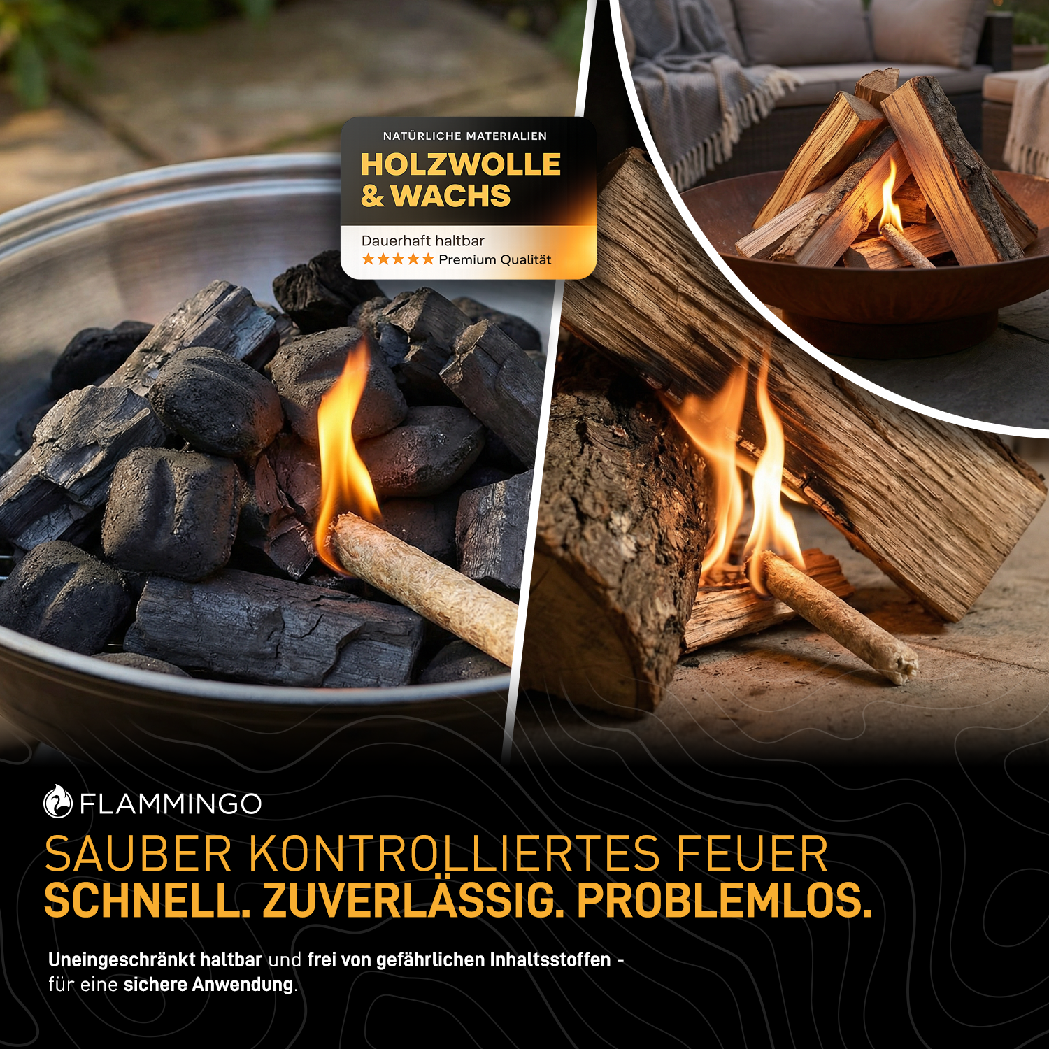 Mini Holzpresslinge  aus Holzwolle und Wachs 10 kg