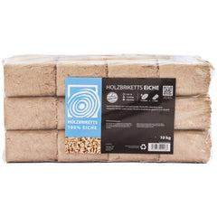Flammingo® Holzbriketts RUF Eiche 20kg (2 Blister)